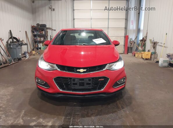 1G1BE5SM2H7198101 2017 CHEVROLET CRUZE Red ხელსაწყოთა პანელის ხედი