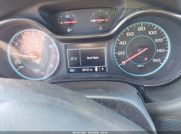 1G1BE5SM2J7127079 2018 CHEVROLET CRUZE Black Widok tylnych siedzeń
