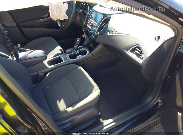 1G1BE5SM2J7127079 2018 CHEVROLET CRUZE Black Widok wnętrza z przodu