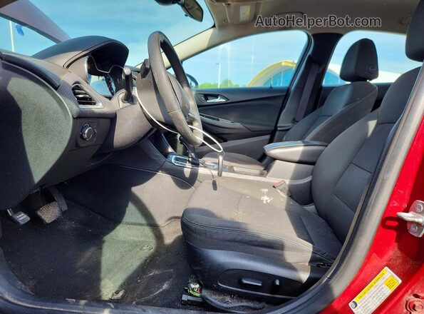 1G1BE5SM3H7134164 2017 CHEVROLET CRUZE Red Widok wnętrza z przodu