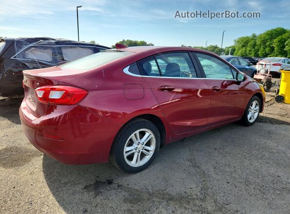 1G1BE5SM3H7134164 2017 CHEVROLET CRUZE Red Tył prawy