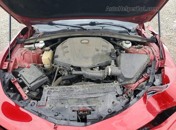 1G1FB1RS3J0142657 2018 CHEVROLET CAMARO Red უკანა სალონის ხედი