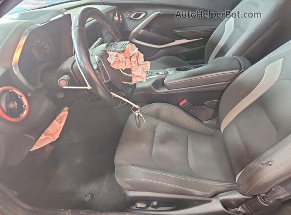 1G1FB1RS3M0140184 2021 CHEVROLET CAMARO Red Vista interior delantera