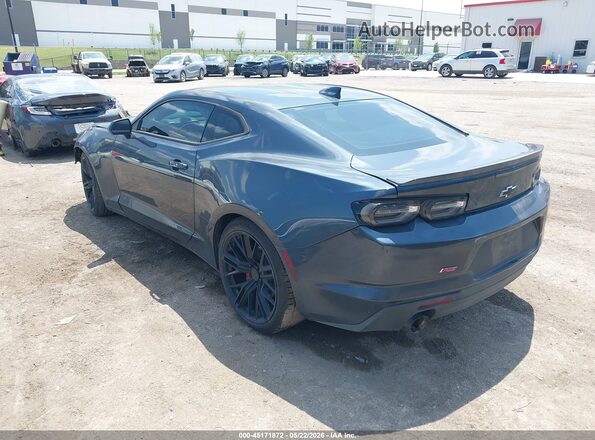 1G1FB1RX2M0113778 2021 CHEVROLET CAMARO Gray Հետևի ձախ