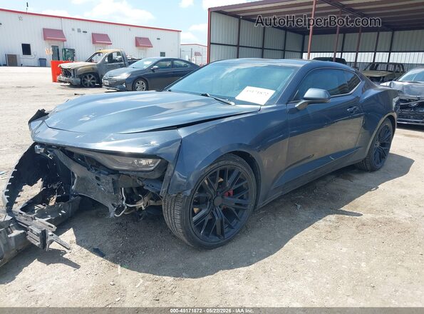 1G1FB1RX2M0113778 2021 CHEVROLET CAMARO Gray Առջևի ձախ երեք քառորդ տեսարան