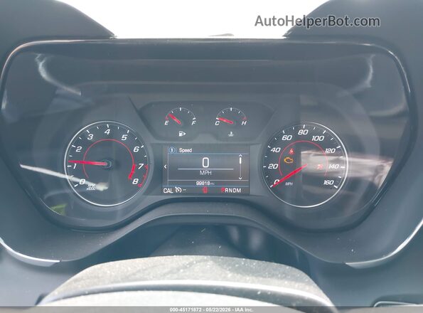 1G1FB1RX2M0113778 2021 CHEVROLET CAMARO Gray Հետևի նստատեղերի տեսք