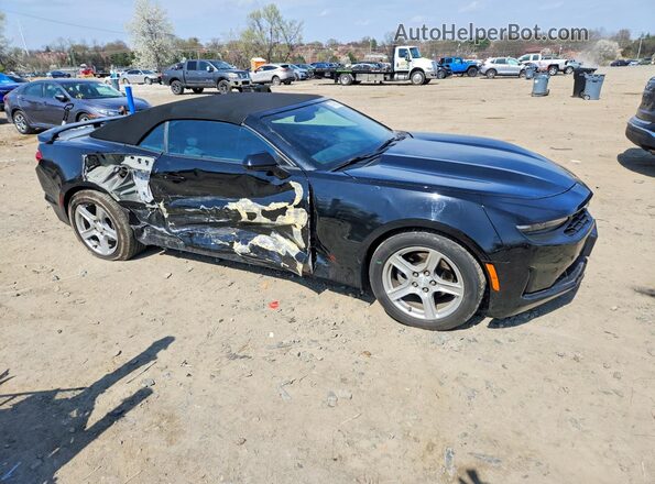 1G1FB3DS7P0146061 2023 CHEVROLET CAMARO Черный Передняя правая четверть