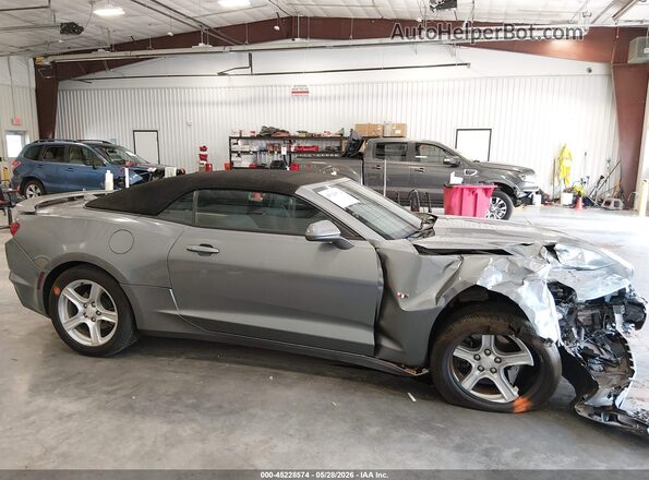 1G1FB3DX2L0104581 2020 CHEVROLET CAMARO Silver Vista interior trasera