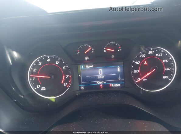 1G1FB3DX3L0130302 2020 CHEVROLET CAMARO Gray Widok tylnych siedzeń