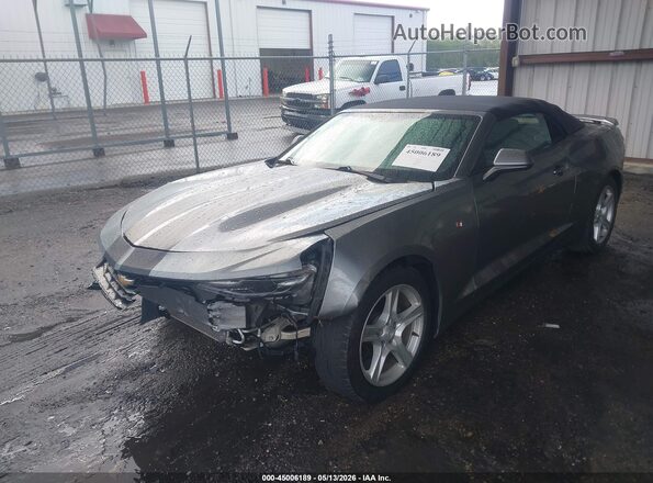 1G1FB3DX3L0130302 2020 CHEVROLET CAMARO Gray Przód lewy