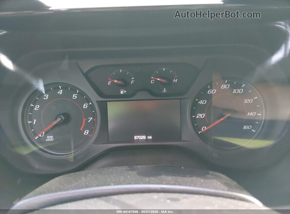1G1FB3DX7L0108738 2020 CHEVROLET CAMARO Black Հետևի նստատեղերի տեսք