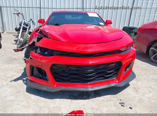 1G1FD1RS0K0124922 2019 CHEVROLET CAMARO Red Vista interior trasera
