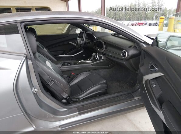 1G1FD1RS3M0135979 2021 CHEVROLET CAMARO Gray Front interior view