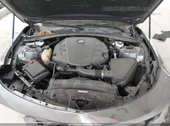1G1FD1RS3M0135979 2021 CHEVROLET CAMARO Gray Rear view