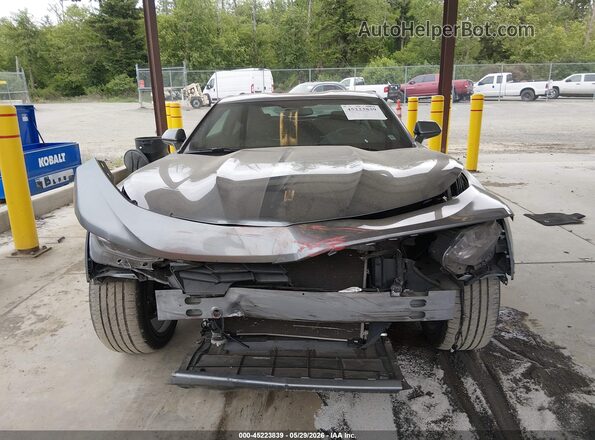 1G1FD1RS3M0135979 2021 CHEVROLET CAMARO Gray Rear interior view