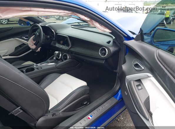 1G1FD1RS5G0185500 2016 CHEVROLET CAMARO Blue წინა სალონის ხედი