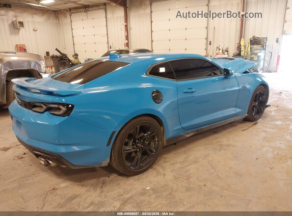 1G1FE1R75N0130745 2022 CHEVROLET CAMARO Blue Rear right