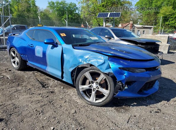 1G1FE1R7XJ0175576 2018 CHEVROLET CAMARO Blue 