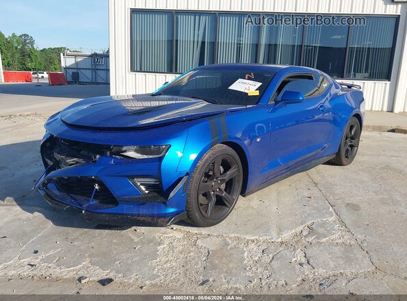 1G1FF1R72G0185122 2016 CHEVROLET CAMARO Blue Передня ліва чверть