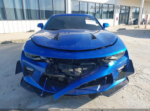 1G1FF1R72G0185122 2016 CHEVROLET CAMARO Blue Вид задньої частини салону
