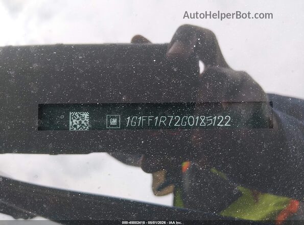 1G1FF1R72G0185122 2016 CHEVROLET CAMARO Blue 