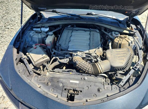 1G1FF1R72M0121545 2021 CHEVROLET CAMARO Gray Вид задньої частини салону