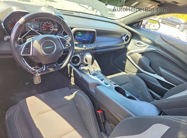 1G1FF1R72M0121545 2021 CHEVROLET CAMARO Gray Вид панелі приладів