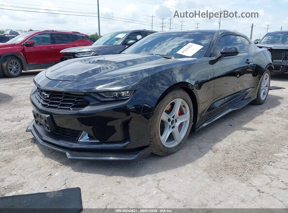 1G1FF1R72N0101300 2022 CHEVROLET CAMARO Black Передня ліва чверть
