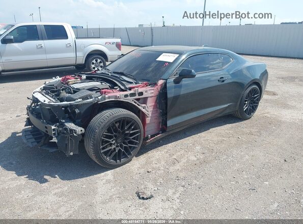 1G1FF1R73J0141587 2018 CHEVROLET CAMARO Green Przód lewy