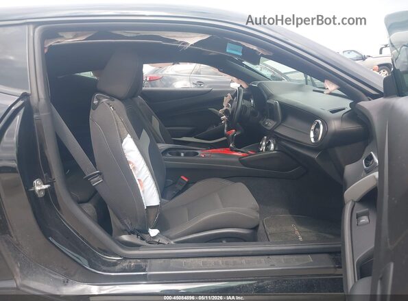 1G1FF1R76L0127623 2020 CHEVROLET CAMARO Black წინა სალონის ხედი