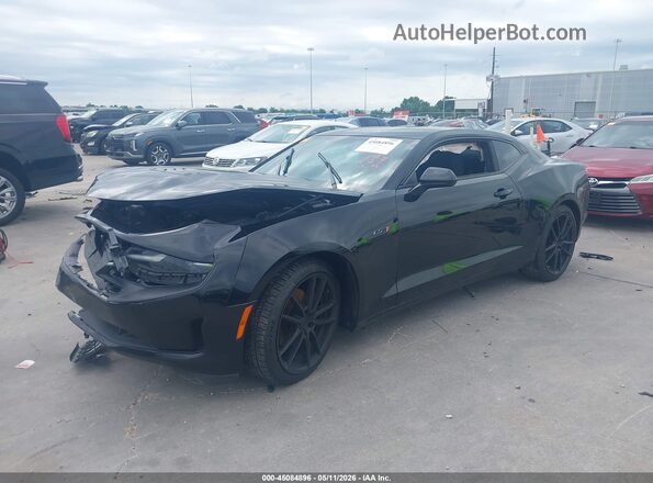 1G1FF1R76L0127623 2020 CHEVROLET CAMARO Black წინა მარცხენა ხედი სამი მეოთხედიდან