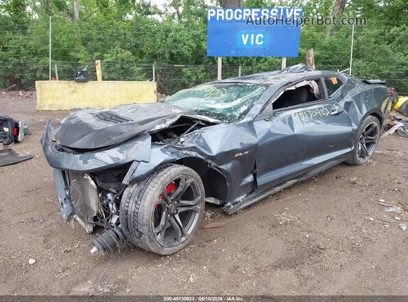 1G1FF1R76N0101722 2022 CHEVROLET CAMARO Blue Vista tres cuartos delantera izquierda
