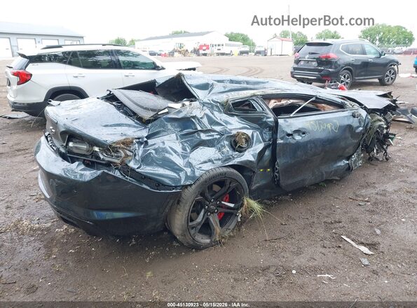 1G1FF1R76N0101722 2022 CHEVROLET CAMARO Blue Trasero derecho