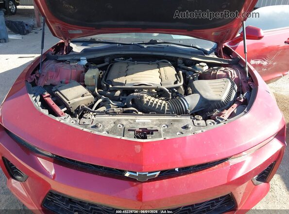 1G1FF1R77H0162484 2017 CHEVROLET CAMARO Red Вид ззаду