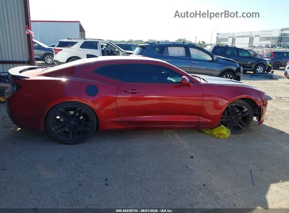 1G1FF1R77H0162484 2017 CHEVROLET CAMARO Red Вид задньої частини салону