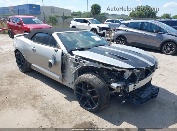 1G1FF3D70J0102586 2018 CHEVROLET CAMARO Silver Vista interior trasera