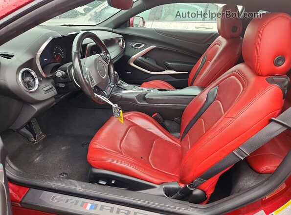 1G1FH1R73M0103727 2021 CHEVROLET CAMARO Red 