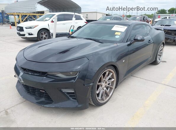 1G1FH1R79G0129804 2016 CHEVROLET CAMARO Черный Передняя левая четверть
