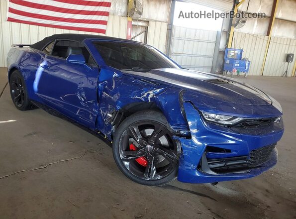 1G1FH3D72M0114639 2021 CHEVROLET CAMARO Blue 