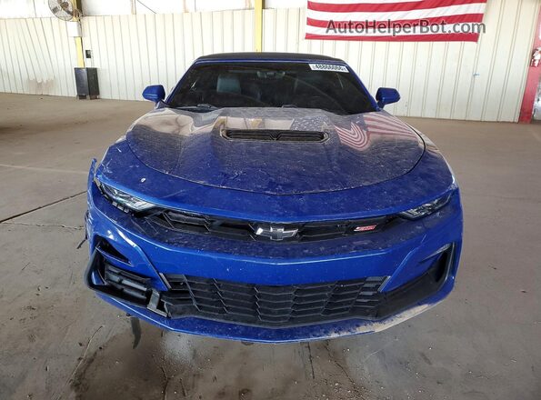 1G1FH3D72M0114639 2021 CHEVROLET CAMARO Blue 