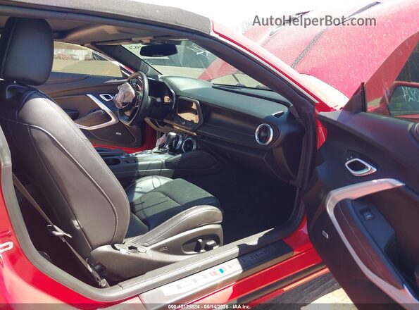 1G1FH3D73J0129386 2018 CHEVROLET CAMARO Red წინა სალონის ხედი