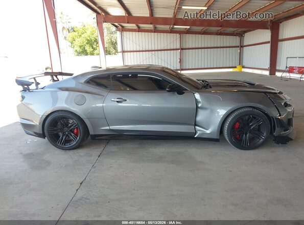 1G1FJ1R60M0139905 2021 CHEVROLET CAMARO Серый Панорамный вид салона 360°
