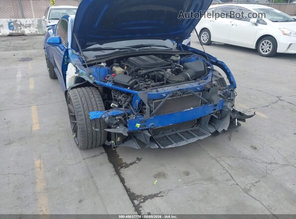 1G1FK1R60J0163033 2018 CHEVROLET CAMARO Blue Вид спереду