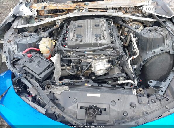 1G1FK1R64M0136700 2021 CHEVROLET CAMARO Blue Вид ззаду