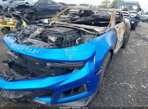 1G1FK1R64M0136700 2021 CHEVROLET CAMARO Blue Вид щитка приладів