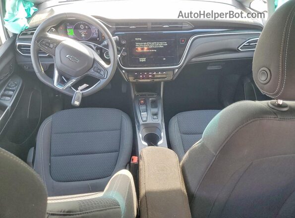 1G1FW6S05P4192634 2023 CHEVROLET BOLT White Widok deski rozdzielczej