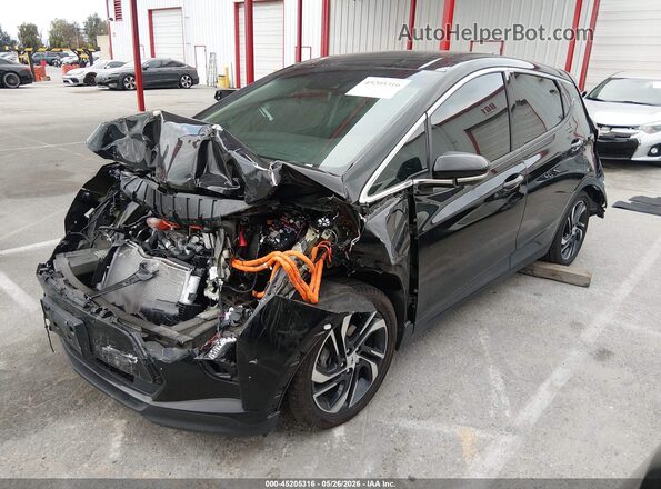 1G1FX6S06P4159770 2023 CHEVROLET BOLT Черный Передняя левая четверть