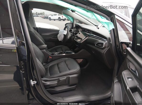 1G1FX6S06P4159770 2023 CHEVROLET BOLT Черный Вид салона спереди