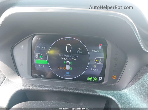 1G1FX6S06P4196656 2023 CHEVROLET BOLT White უკანა სავარძლების ხედი
