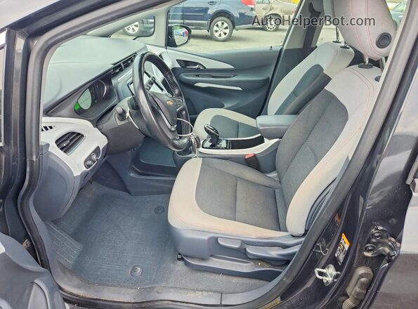 1G1FY6S07L4105367 2020 CHEVROLET BOLT Gray Widok wnętrza z przodu